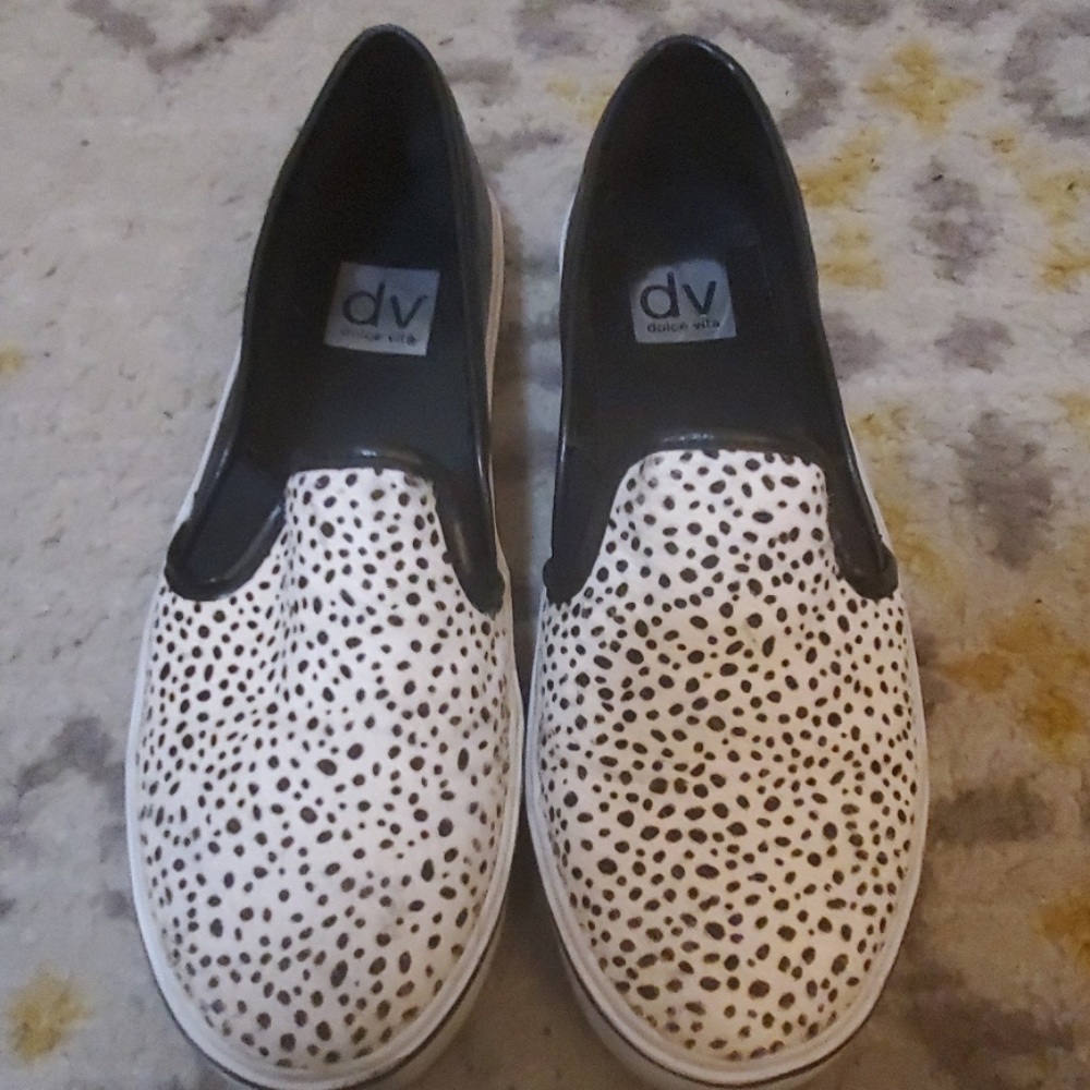 Dolce Vita Sassi Calf Hair Slip-On Sneakers